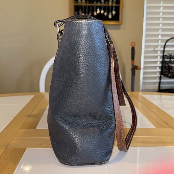 Vintage Dooney and Bourke Pebbled Lexington Leather Tote Bag - Picture 3 of 16